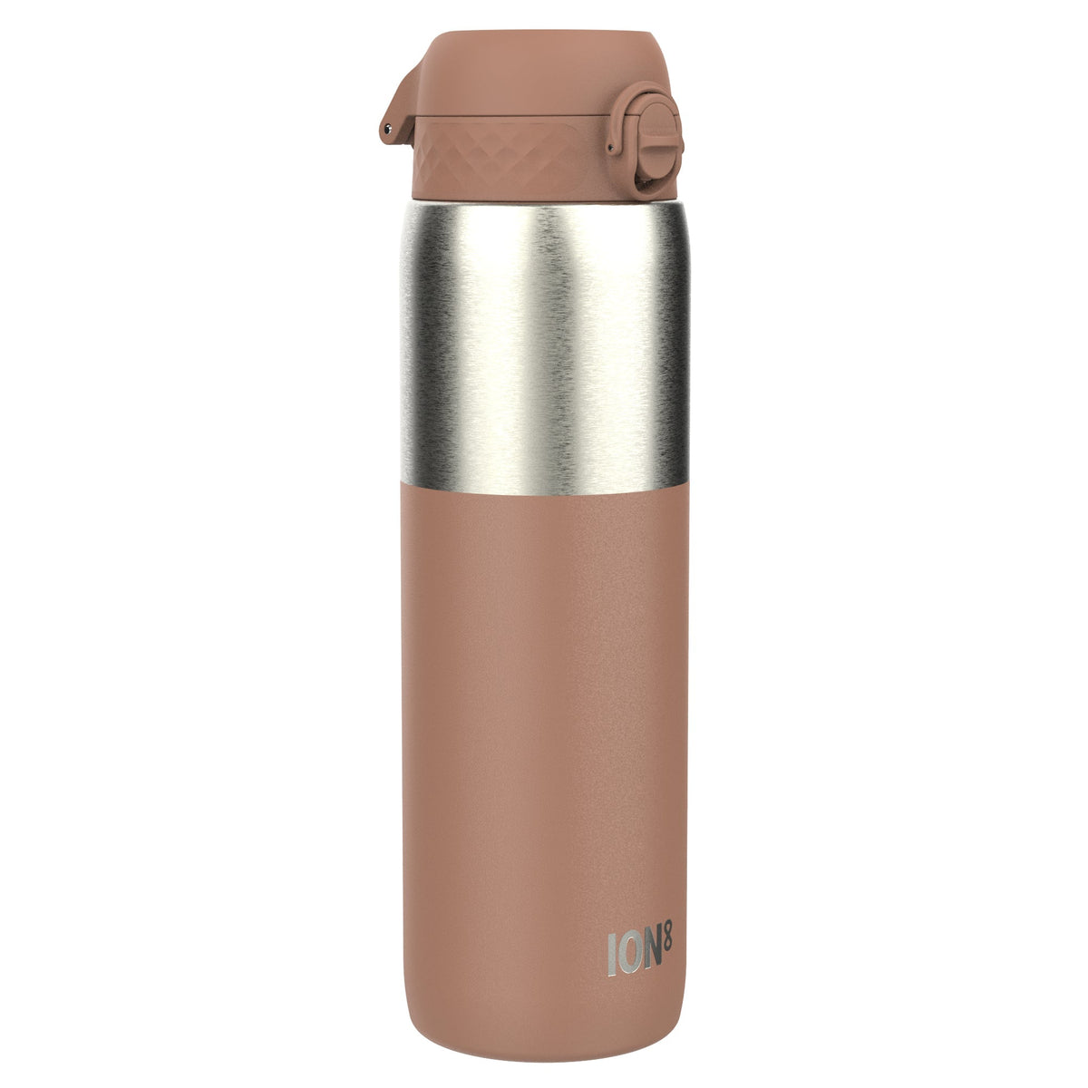 Leak Proof Thermal Water Bottle, Insulated, Half-Cut, Mocha, 31oz