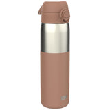 Leak Proof Slim Water Bottle, Stainless Steel, Mocha, 20oz