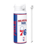 NBA x ION8, Insulated Steel Bottle, Philadelphia 76ers, 24oz