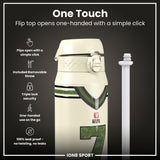 NFL x Ion8 Sports, Insulated Bottle, Icon Series, Bijan Robinson, 24oz