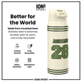 NFL x Ion8 Sports, Insulated Bottle, Icon Series, De'Von Achane, 24oz