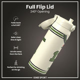 NFL x Ion8 Sports, Insulated Bottle, Icon Series, Jaxon Smith-Njigba, 24oz