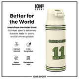 NFL x Ion8 Sports, Insulated Bottle, Icon Series, Jaxon Smith-Njigba, 24oz