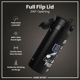 NFL x Ion8 Sports, Insulated Bottle, Locked In Series, Dak Prescott, 24oz