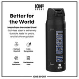NFL x Ion8 Sports, Insulated Bottle, Locked In Series, Dak Prescott, 24oz