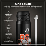 NFL x Ion8 Sports, Insulated Bottle, Locked In Series, Joe Burrow, 24oz