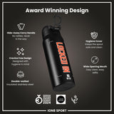 NFL x Ion8 Sports, Insulated Bottle, Locked In Series, Joe Burrow, 24oz