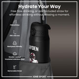 NFL x Ion8 Sports, Insulated Bottle, Locked In Series, Jayden Daniels, 24oz