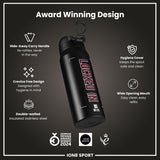 NFL x Ion8 Sports, Insulated Bottle, Locked In Series, Jayden Daniels, 24oz
