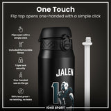 NFL x Ion8 Sports, Insulated Bottle, Locked In Series, Jalen Hurts, 24oz