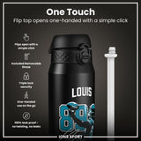 NFL x Ion8 Sports, Insulated Bottle, Locked In Series, Ress-Zammit, 24oz