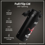 NFL x Ion8 Sports, Insulated Bottle, Locked In Series, Patrick Mahomes, 24oz