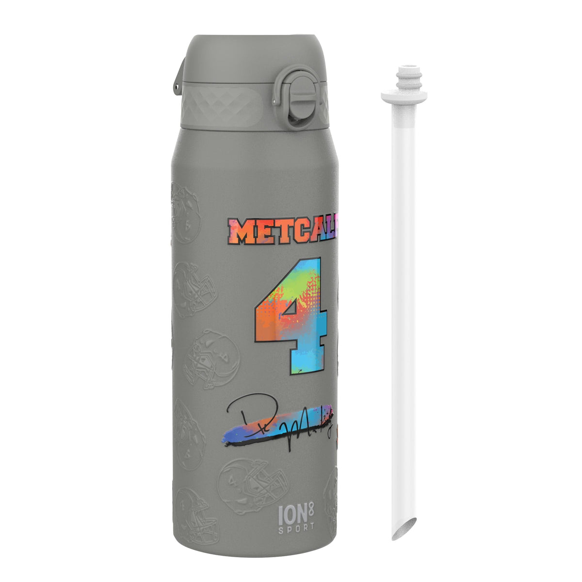 NFL x Ion8 Sports, Insulated Bottle, Signature Series, DK Metcalf, 24oz
