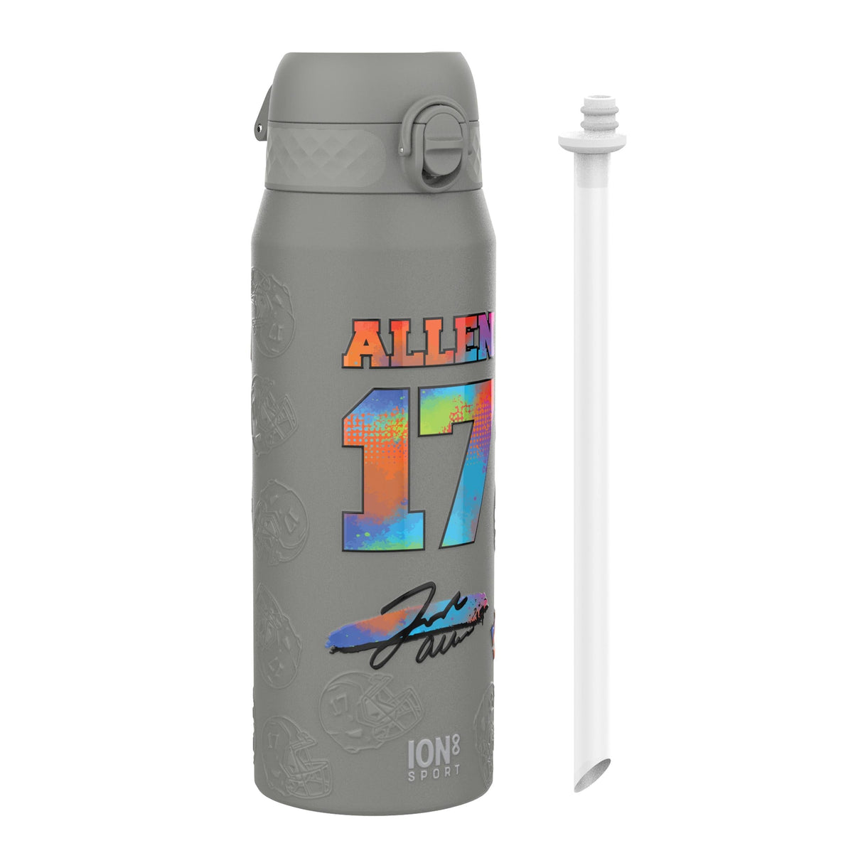 NFL x Ion8 Sports, Insulated Bottle, Signature Series, Josh Allen, 24oz