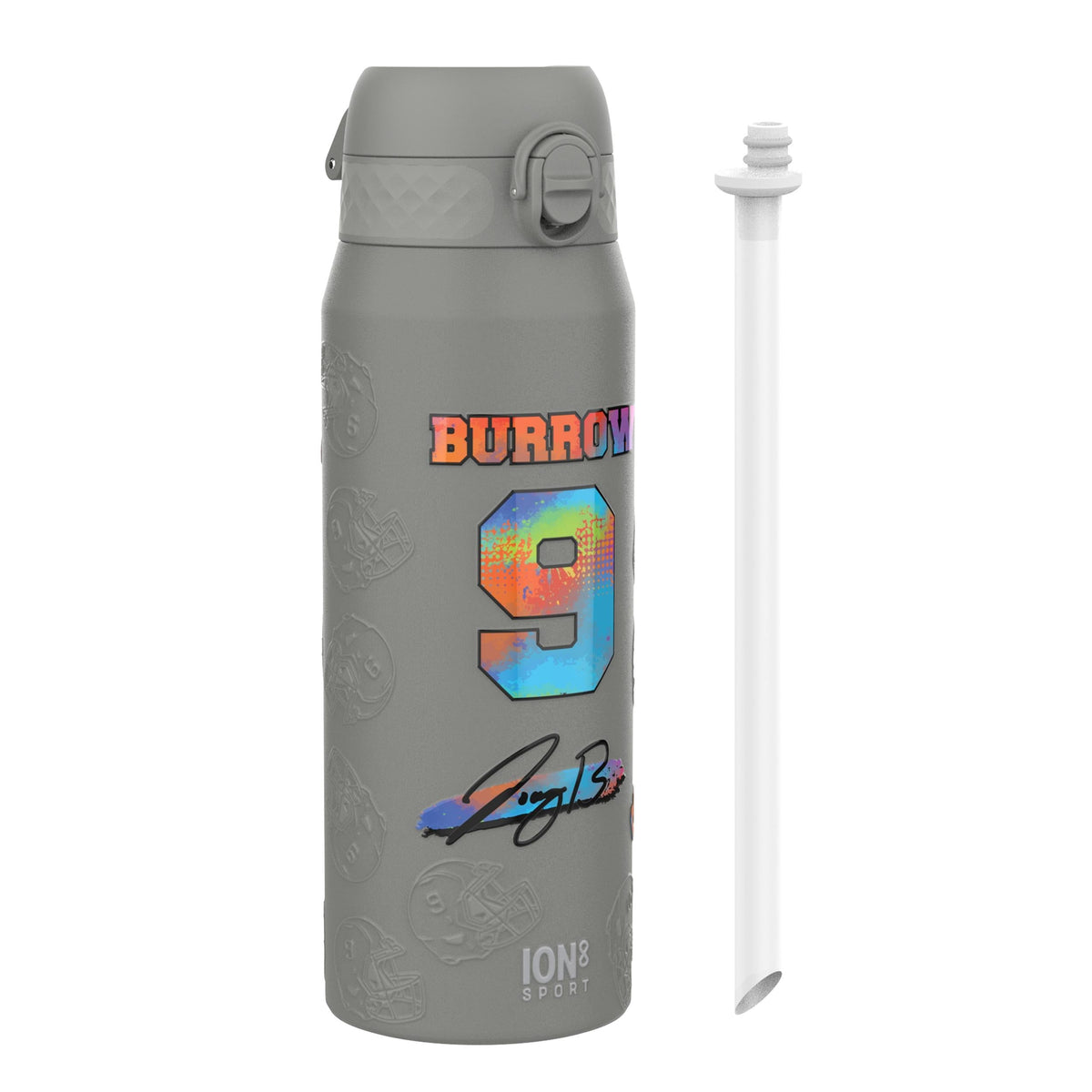 NFL x Ion8 Sports, Insulated Bottle, Signature Series, Joe Burrow, 24oz