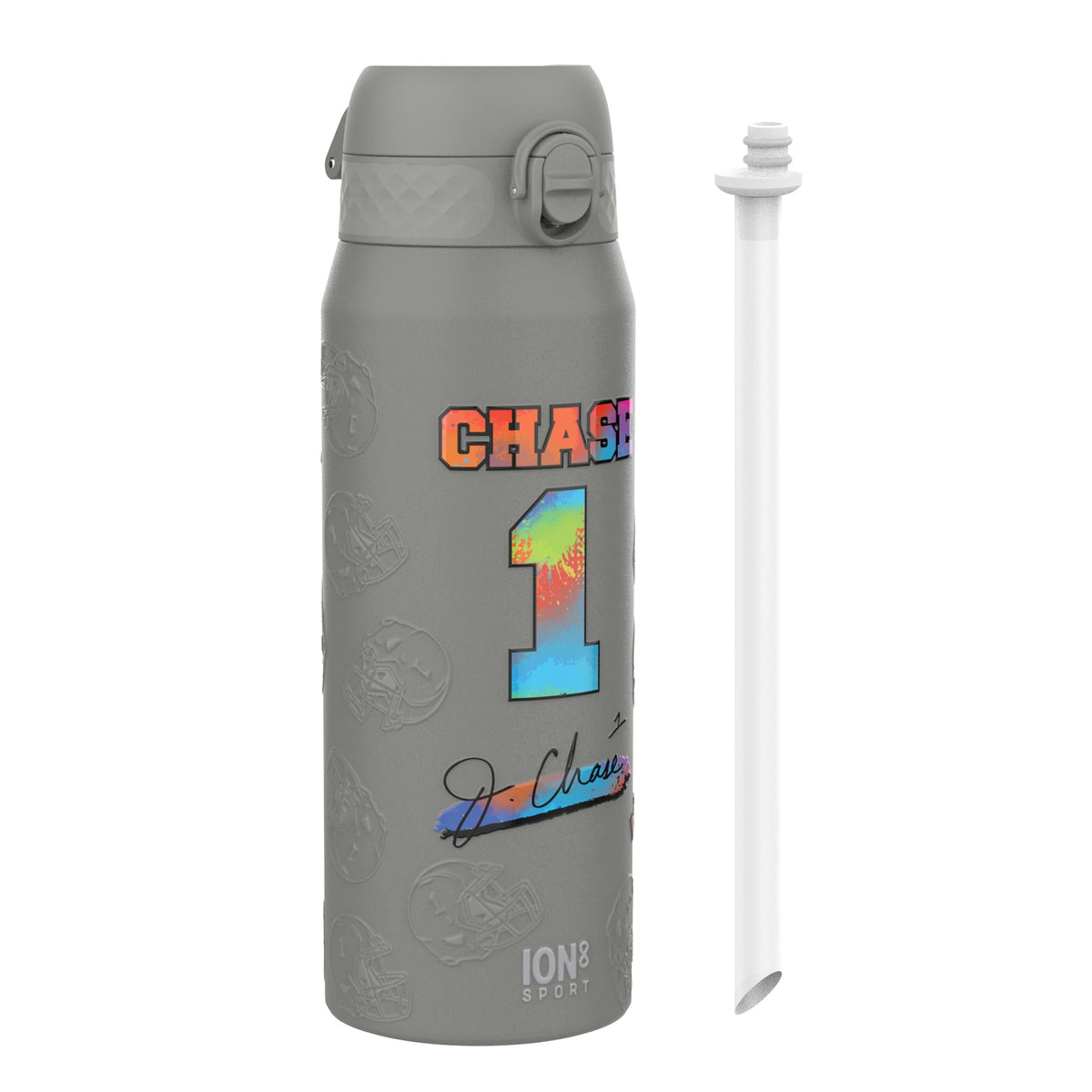 NFL x Ion8 Sports, Insulated Bottle, Signature Series, Ja'Marr Chase, 24oz