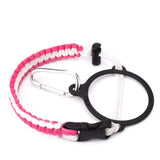 Fuchsia/White Paracord